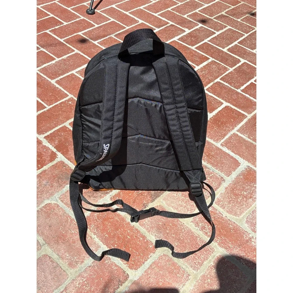 Spalding Backpack Unisex One Size Black Suede Bottom Vintage 90s Gorpcore Bag